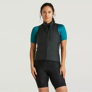 Women's SL Pro Wind Gilet in black size medium
